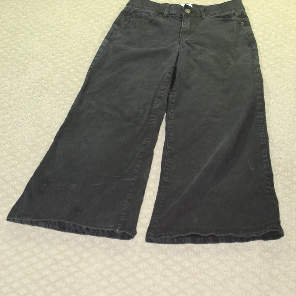 Gibson Latimer Size 8 Black Wide Leg Stretchy Pants